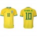 Brazilië Neymar Jr #10 Voetbalkleding Thuisshirt WK 2022 Korte Mouwen